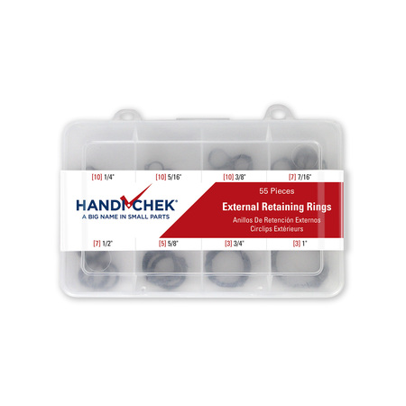 HANDI-CHEK Ret Ring Ext Assort 55pc DISP-SH055